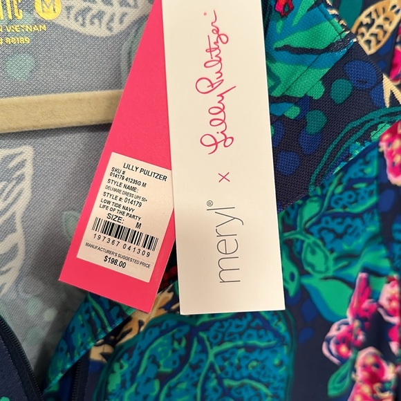 NWT Lily Pulitzer Delmar Dress. Size M. - Picture 5 of 6